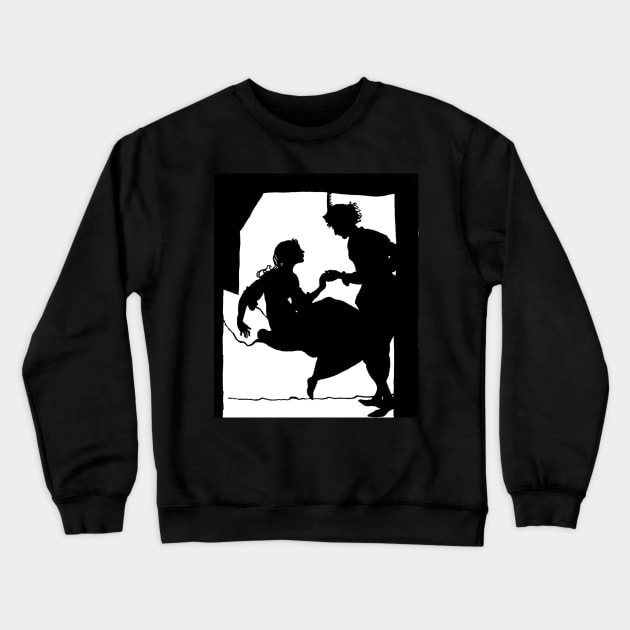 Sleeping Beauty Awakes - Arthur Rackham Crewneck Sweatshirt by forgottenbeauty